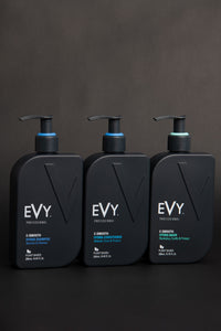 EVY Professional E Smooth Hydra Trio — Gift Set, Complete Hair Routine, Frizz Control and Hydrate