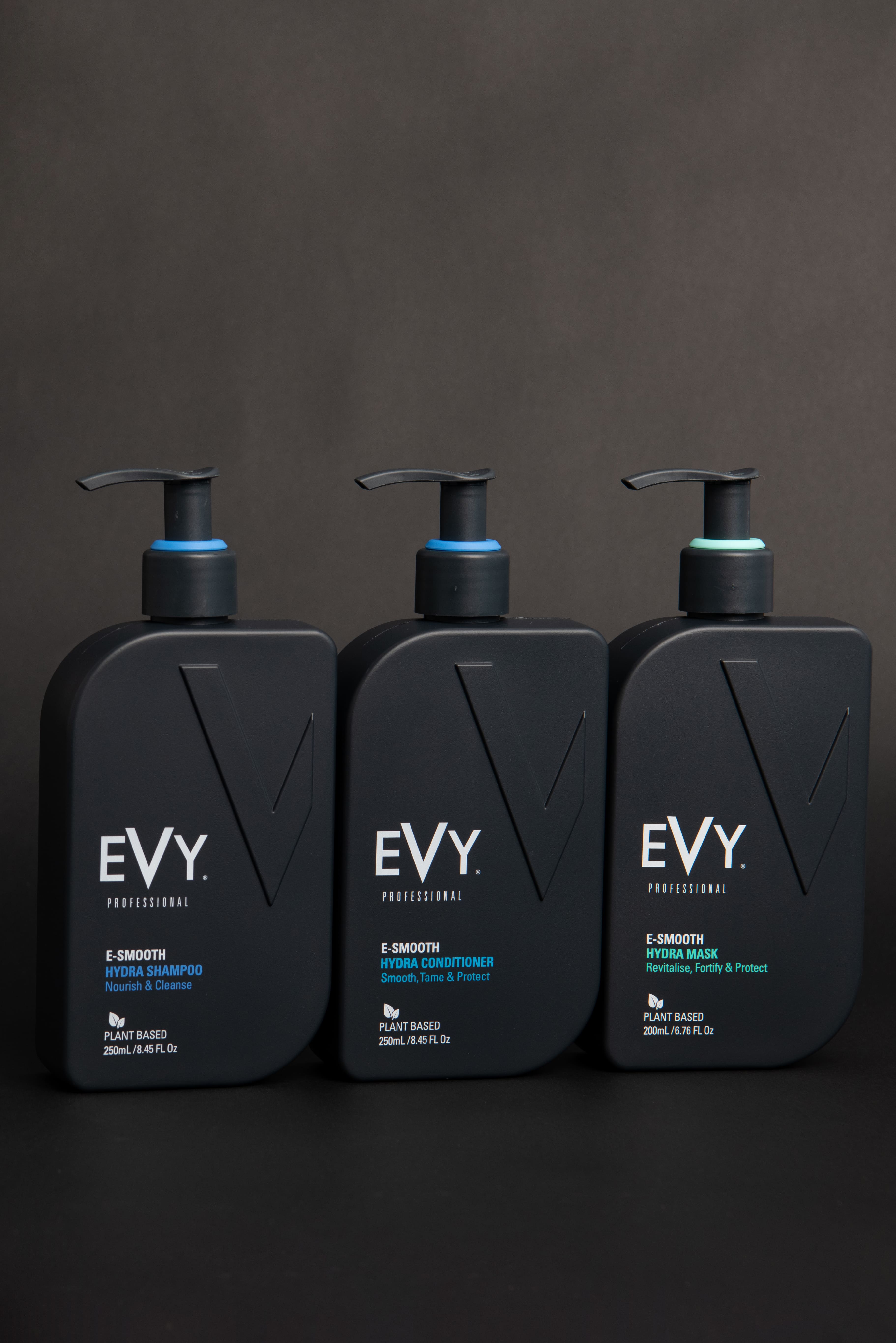 EVY Professional E Smooth Hydra Trio — Gift Set, Complete Hair Routine, Frizz Control and Hydrate