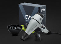 EVY Professional Boss DigiForce Hair Dryer with Nozzle and Diffuser Included - Pearl
