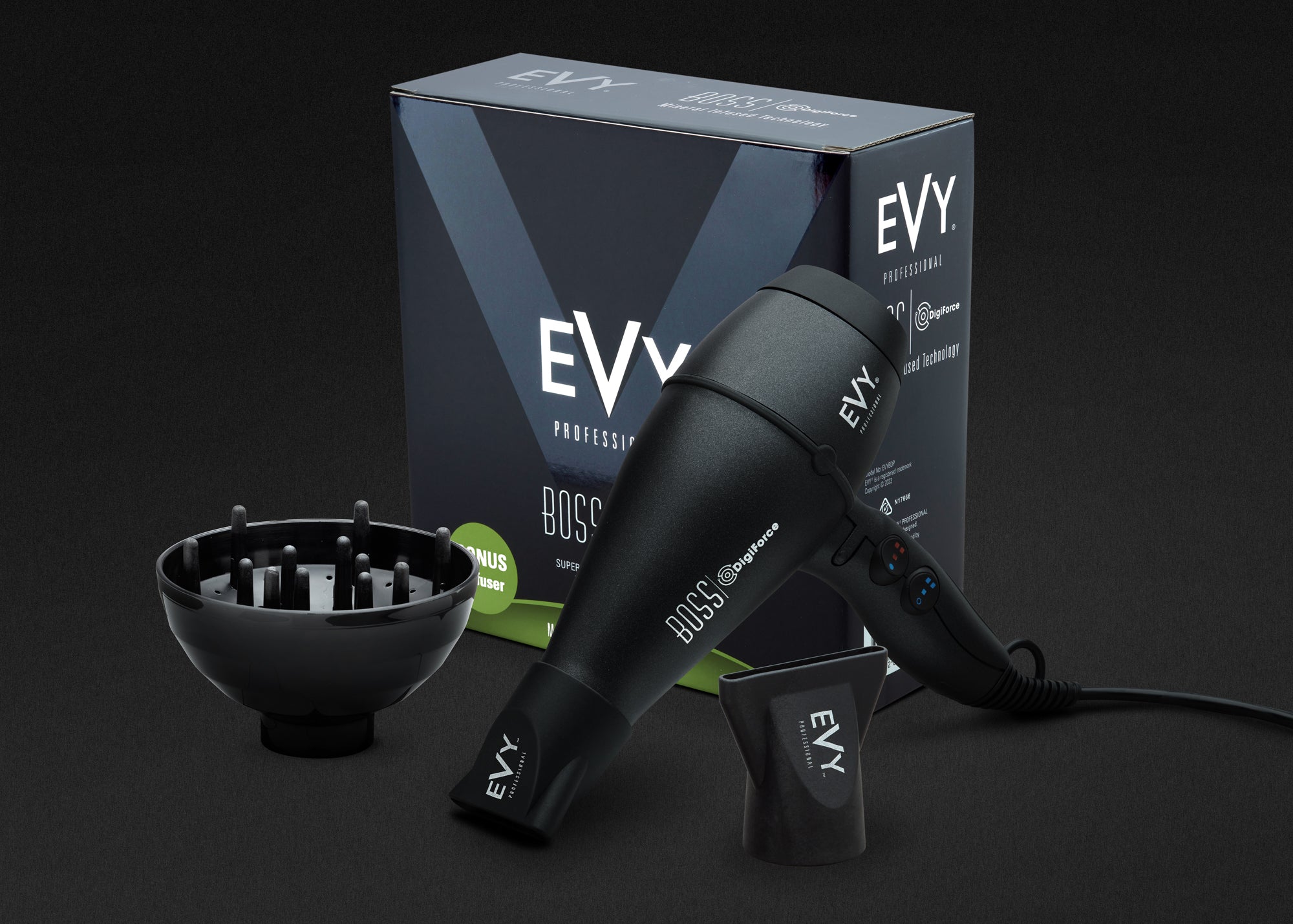 EVY Professional Boss DigiForce with Nozzle and Diffuser Included