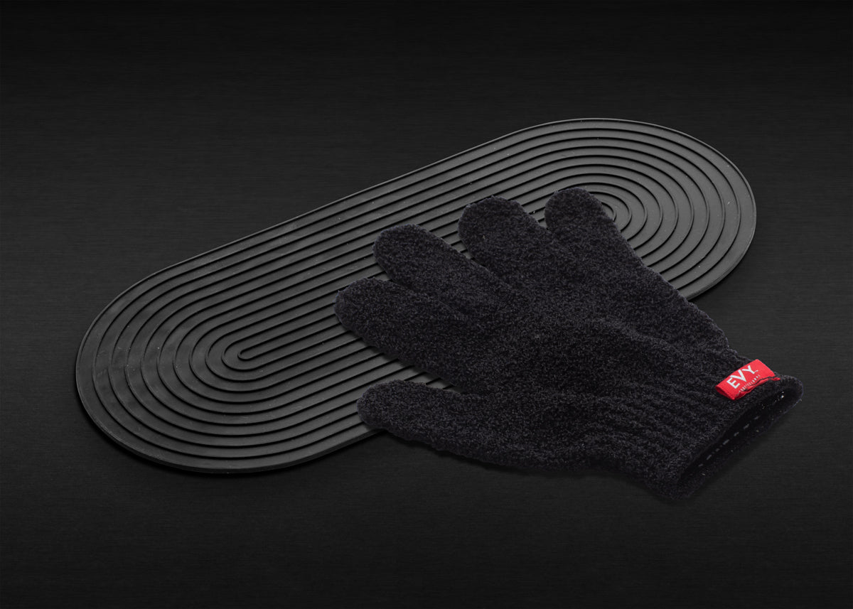 EVY Professional E-Curl PRO Heatproof Mat and Glove for Styling 