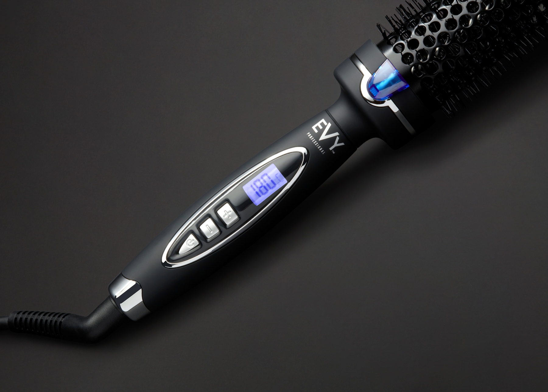 EVY Professional Hot Brush with Digital Temperature Display
