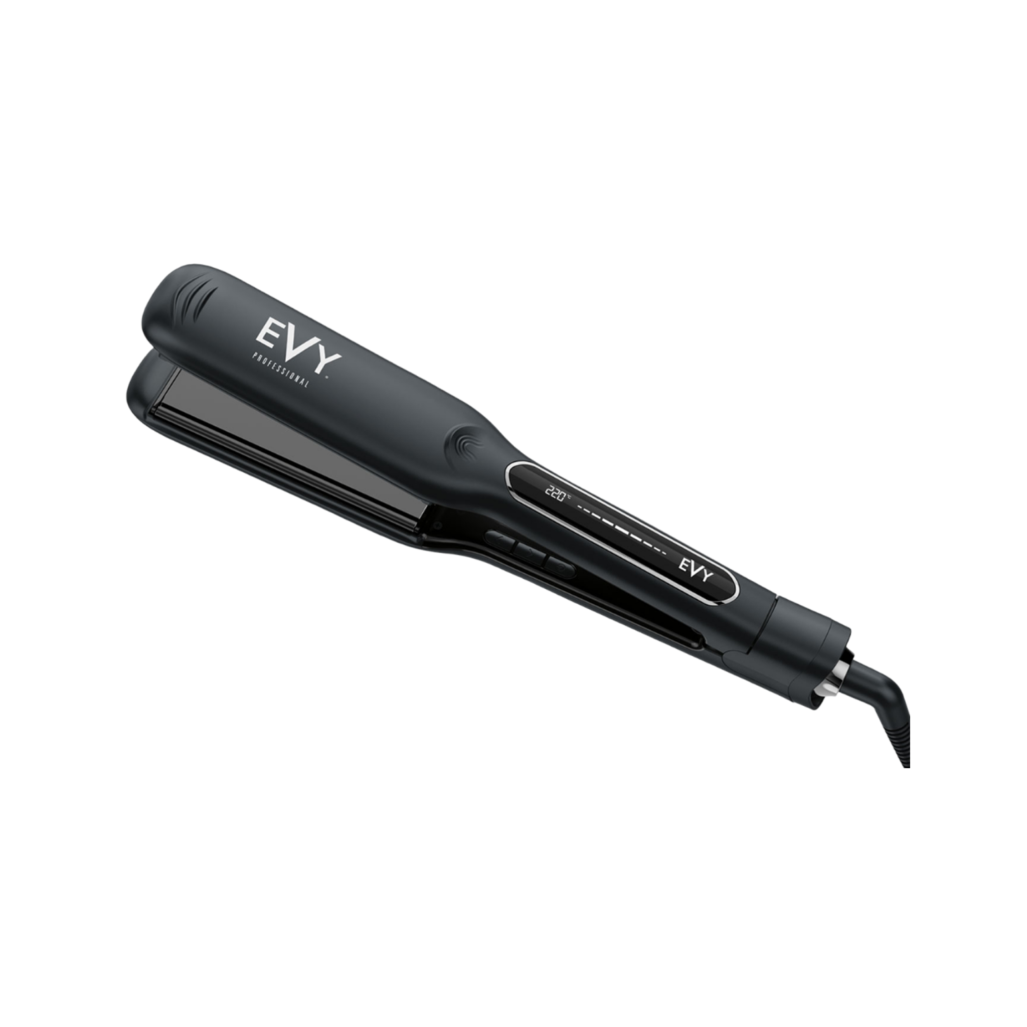 EVY Professional OneGlide PRO Silicone Plate Straightener Reduces Heat Damage