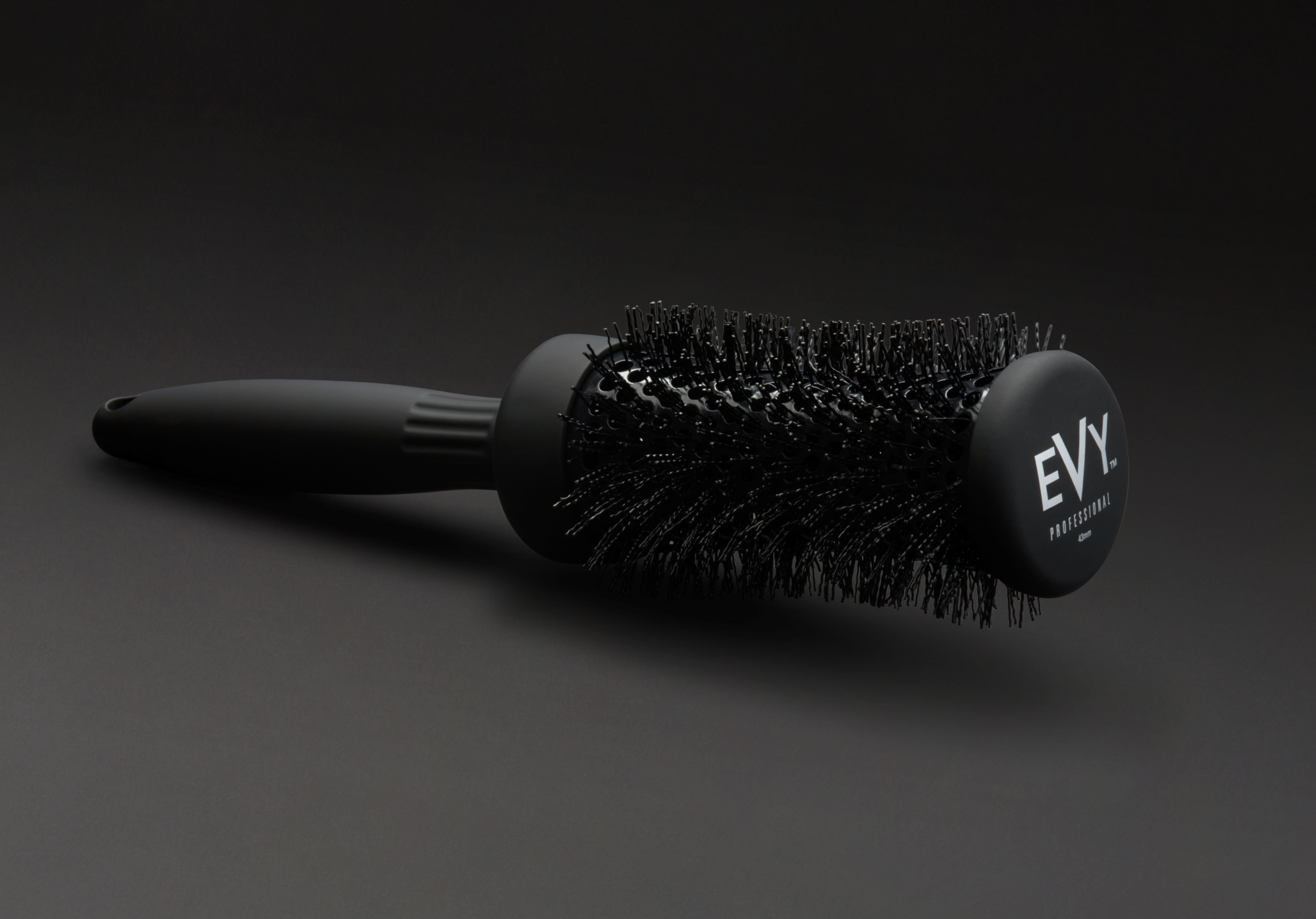 EVY Professional Quad-Tec Round Brush for Blowdry Volume and Smoothness 43mm