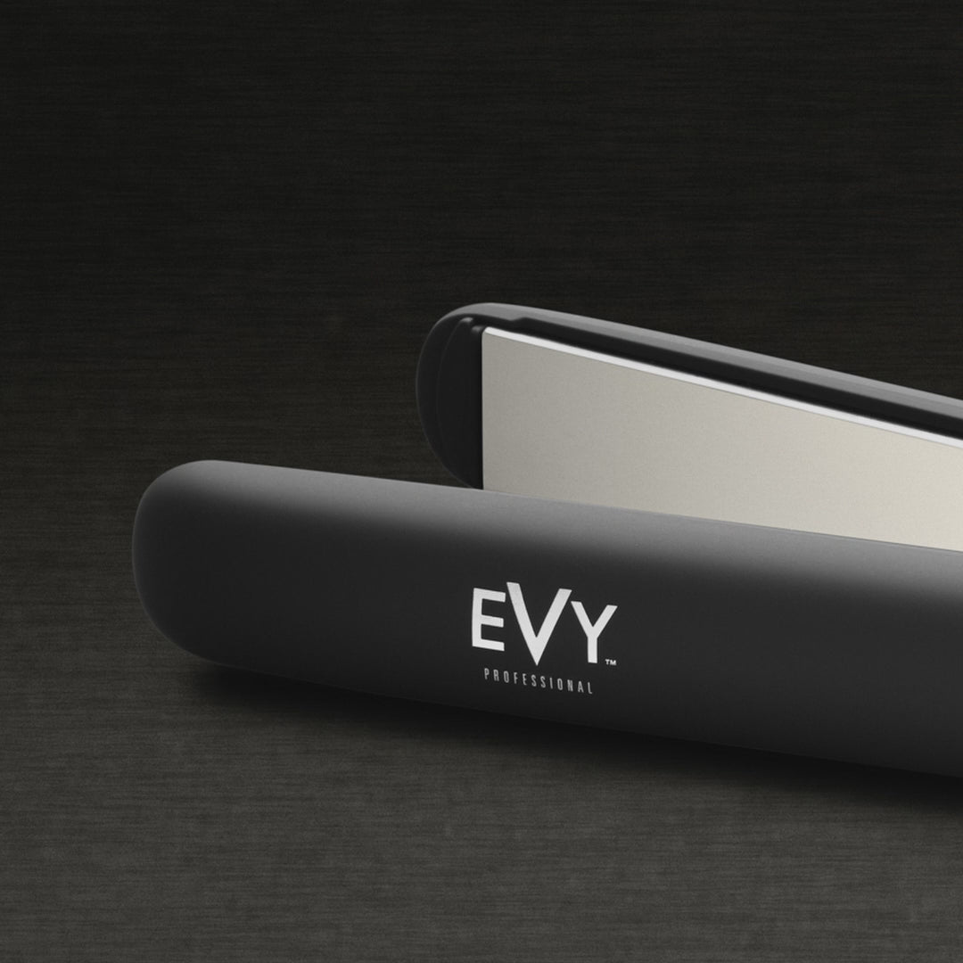 EVY Professional hair straightener titanium  iron hot iron  healthy hair
